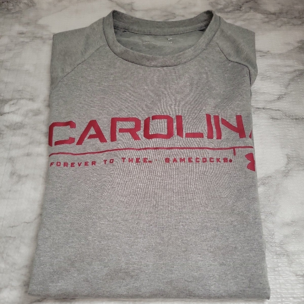 Under Armour grey‎ short sleeve shirt mens small